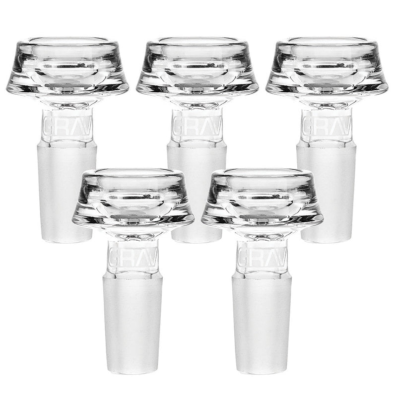 GRAV Caldera Bowl - 14mm M / Clear - 5PC SET