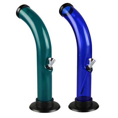 Acrylic Curved Water Pipe - 10" / Colors Vary - Cheapnotic