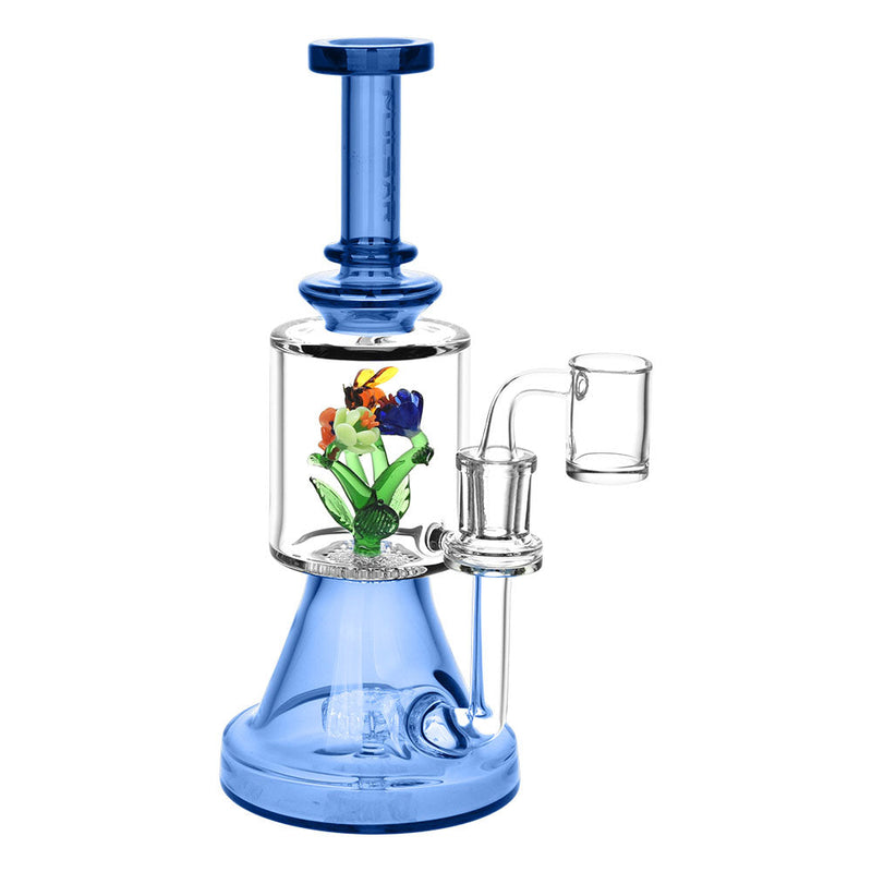 Pulsar Bee Flower Dab Rig - 9.75"/14mm F/Colors Vary - Cheapnotic