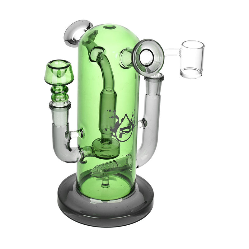 Pulsar Double Trouble Dry Pipe/Dab Rig | 8" | 14mm F - Cheapnotic