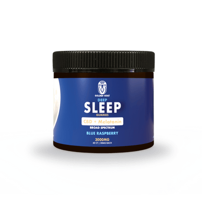 Deep Sleep CBD & Melatonin Infused Gummies - Blue Raspberry 3000MG