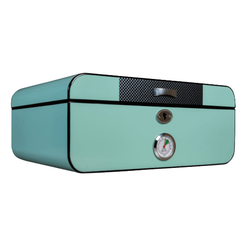 Art Deco Teal Humboldt Humidor