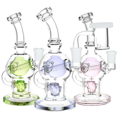 Bear Quartz BQ Sphere Dab Rig Box Set | 7" | 14mm F - Cheapnotic