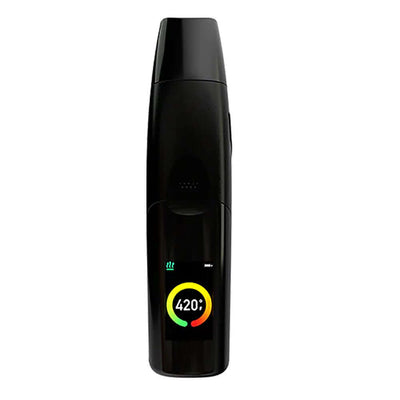 Grenco Science G-Pen Elite II Herb Vaporizer with TFT display showing 420°F temperature setting