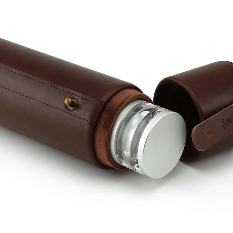 Hydrology9 Leather Carrying Case - Dark Brown