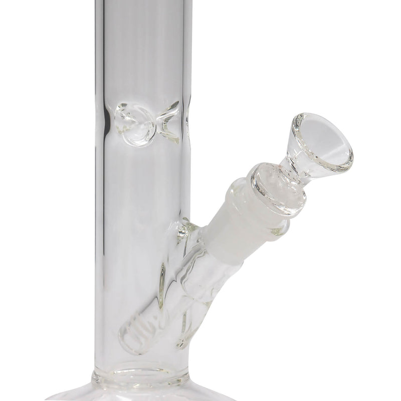 LA Pipes 12" Clear Straight Shot Bong