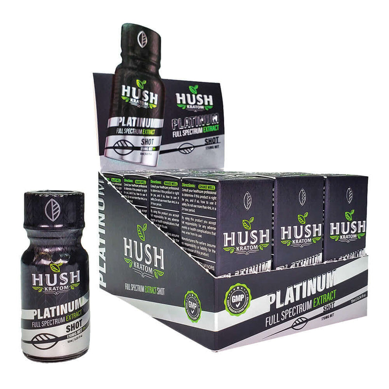 Hush Platinum Kratom Shot - 10ml 12PC