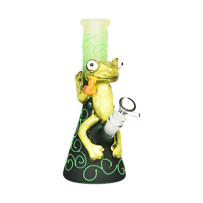 Frog King Beaker Water Pipe | 9.75" | 14mm F - Cheapnotic