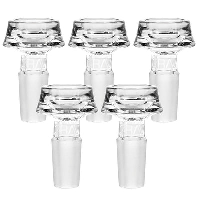 GRAV Caldera Bowl - 14mm M / Clear - 5PC SET