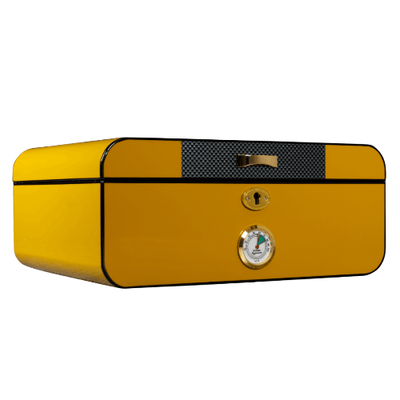 Art Deco Racer Yellow Humboldt Humidor