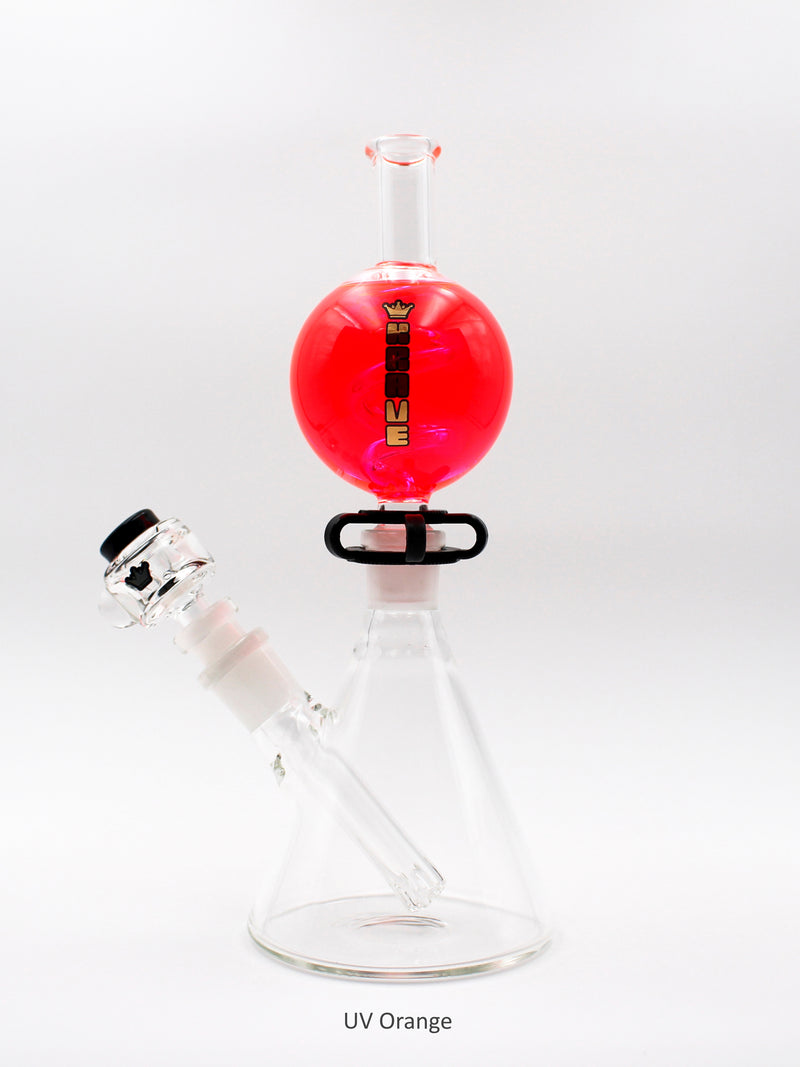 Krave Glass Beaker Orb *FREE GRINDER* - Cheapnotic