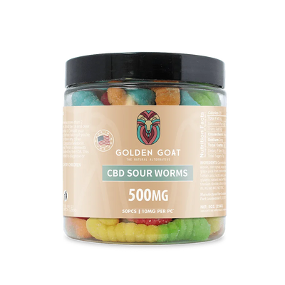 CBD Gummies 500MG -Sour Worms