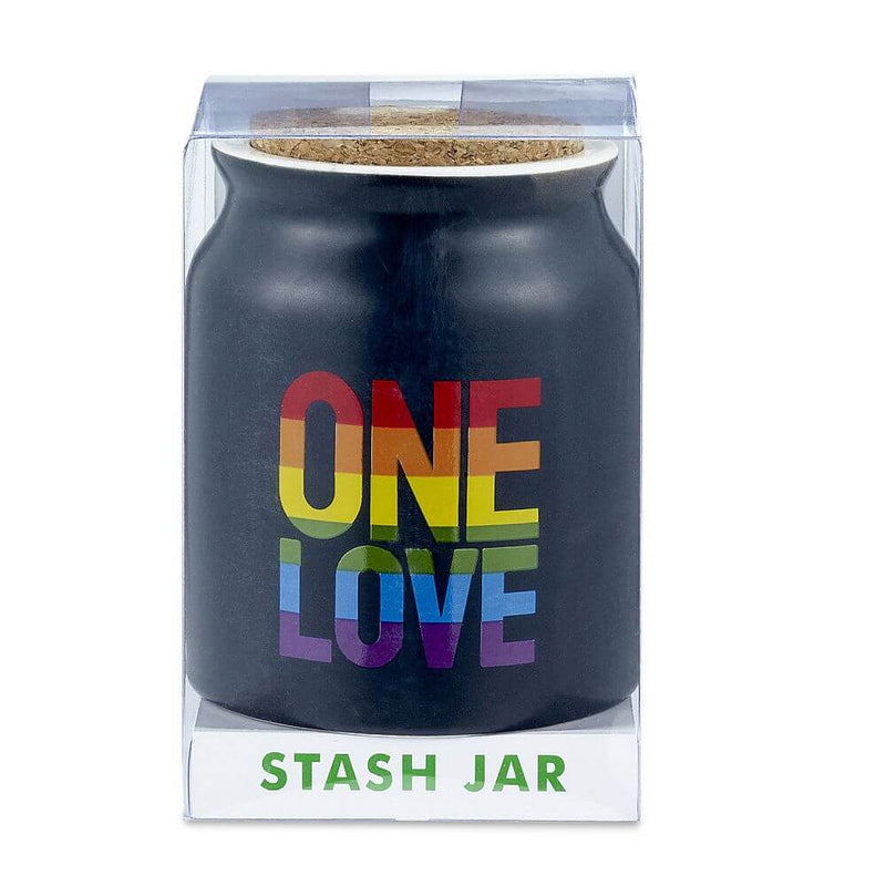 one love stash jar