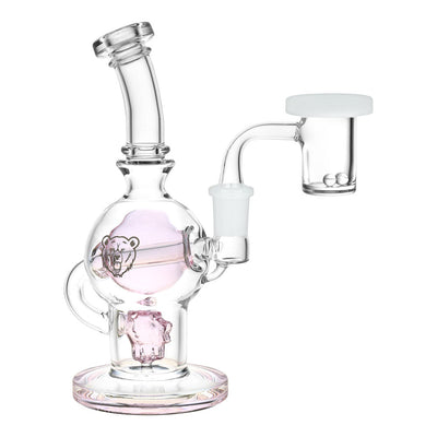 Bear Quartz BQ Sphere Dab Rig Box Set | 7" | 14mm F - Cheapnotic